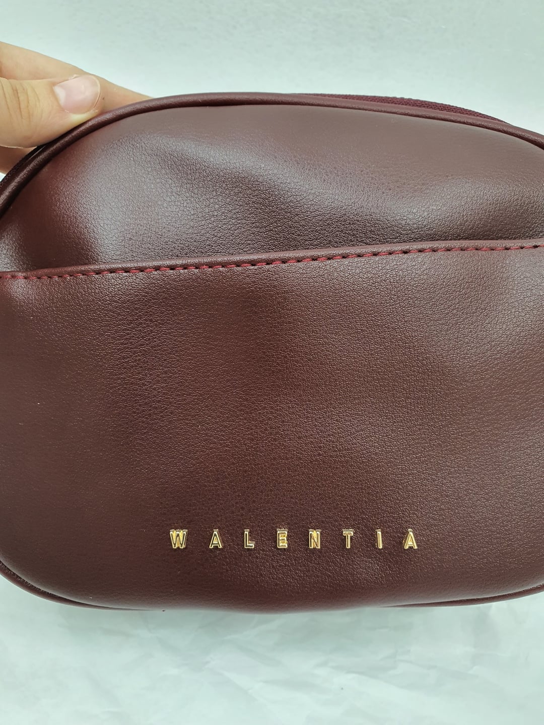 Multi-Compartment Long-Strap Crossbody Bag - Burgundy - Podyumplus - by Peralane - photo 4
