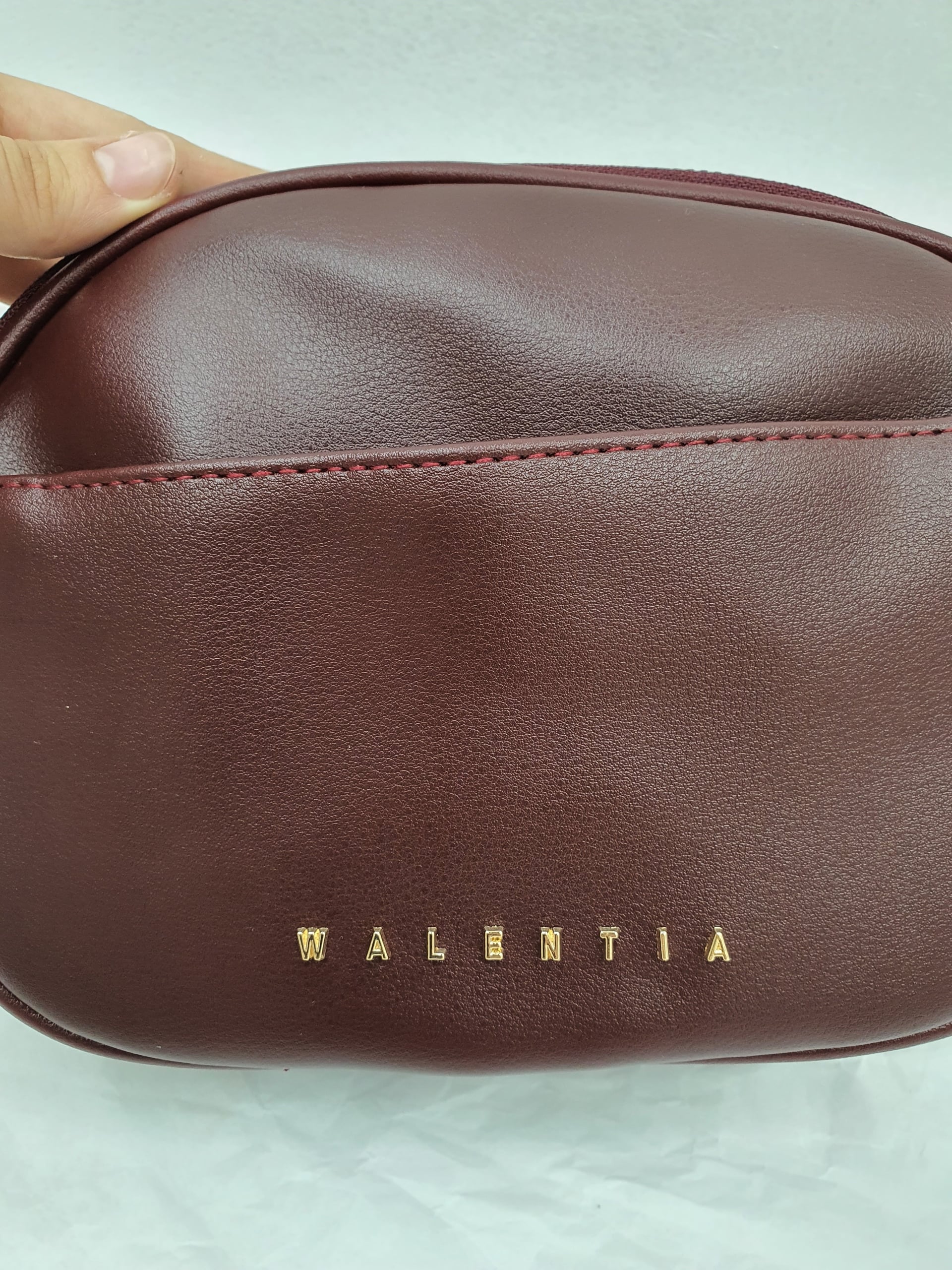 Multi-Compartment Long-Strap Crossbody Bag - Burgundy - Podyumplus - by Peralane - photo 4