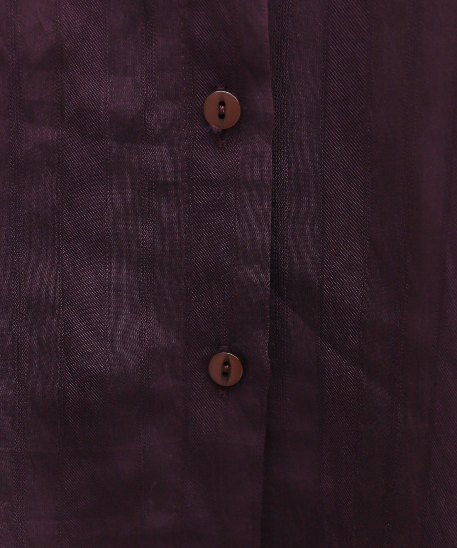 Long Back Oval Cut Buttoned Oversize Blouse - Deep Plum - Podyumplus - by Peralane - photo 6