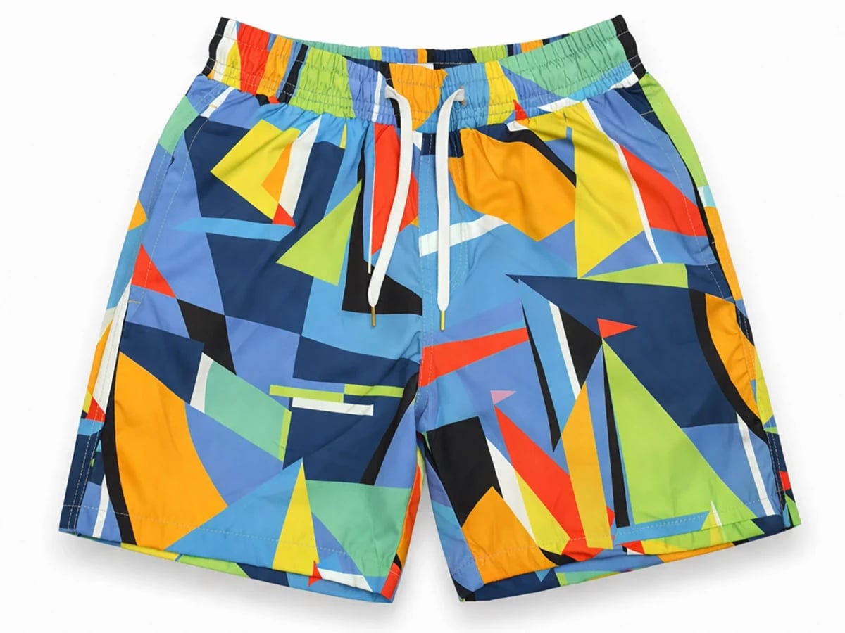 Boys' Patterned Swim Shorts - Pack of 6 - Lyrax Kids - by Peralane
