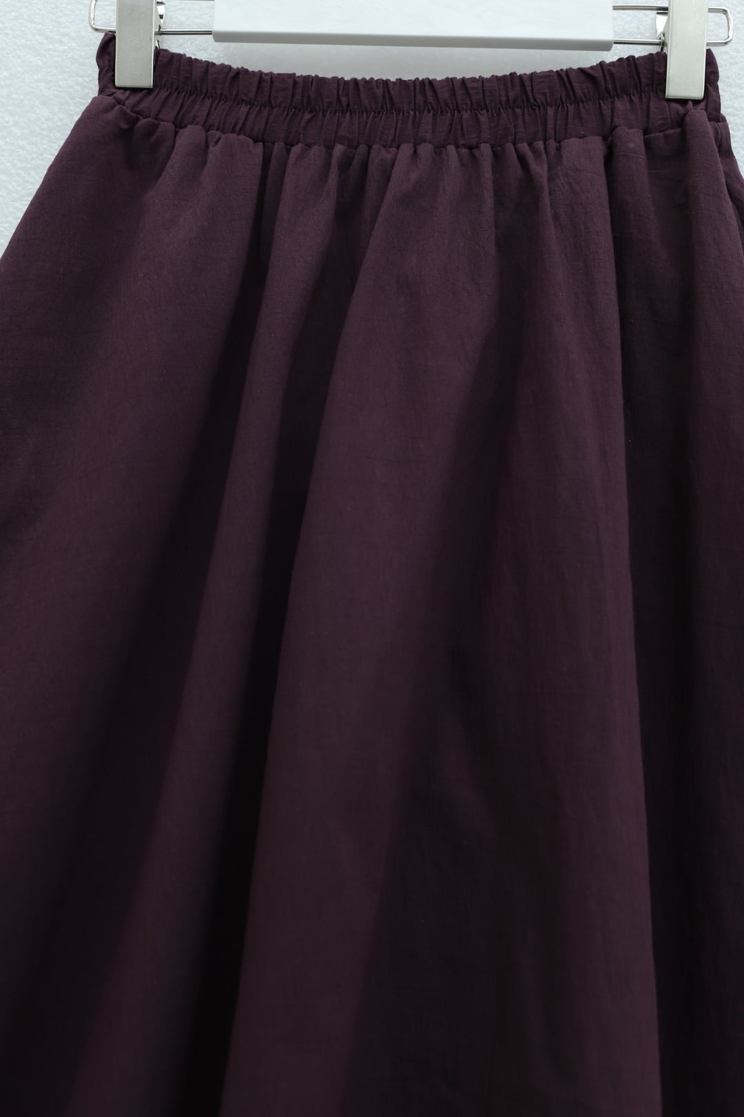 Elasticated Waist Voile Skirt with Lace Detail and Ruffle Trim - Plum - Podyumplus - by Peralane - photo 5
