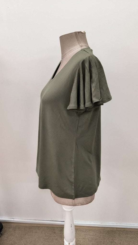 Women's Short-Sleeve V-Neck Viscose Blouse - Janes - by Peralane - photo 5