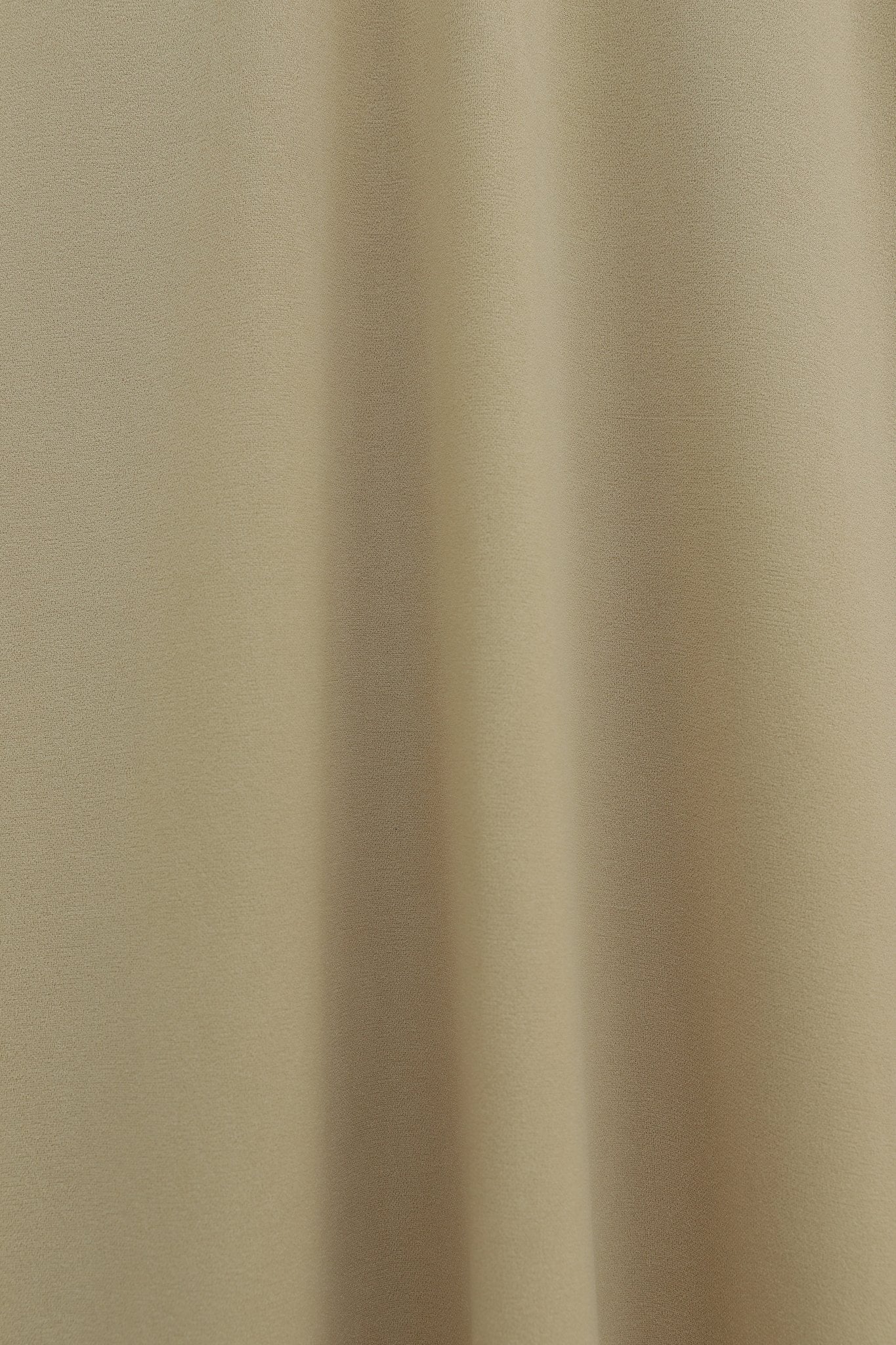 Elasticated Waist Flared Crepe Skirt in Beige - Podyumplus - by Peralane - photo 9
