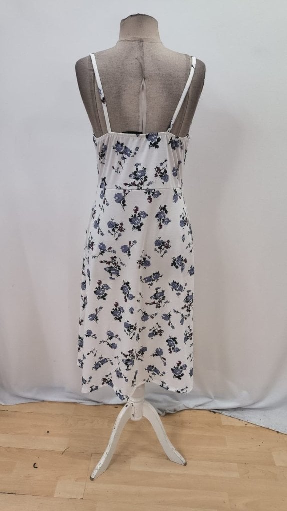 Women's Spaghetti Strap Floral Print Dress with Tie Neckline - Janes - by Peralane - photo 9