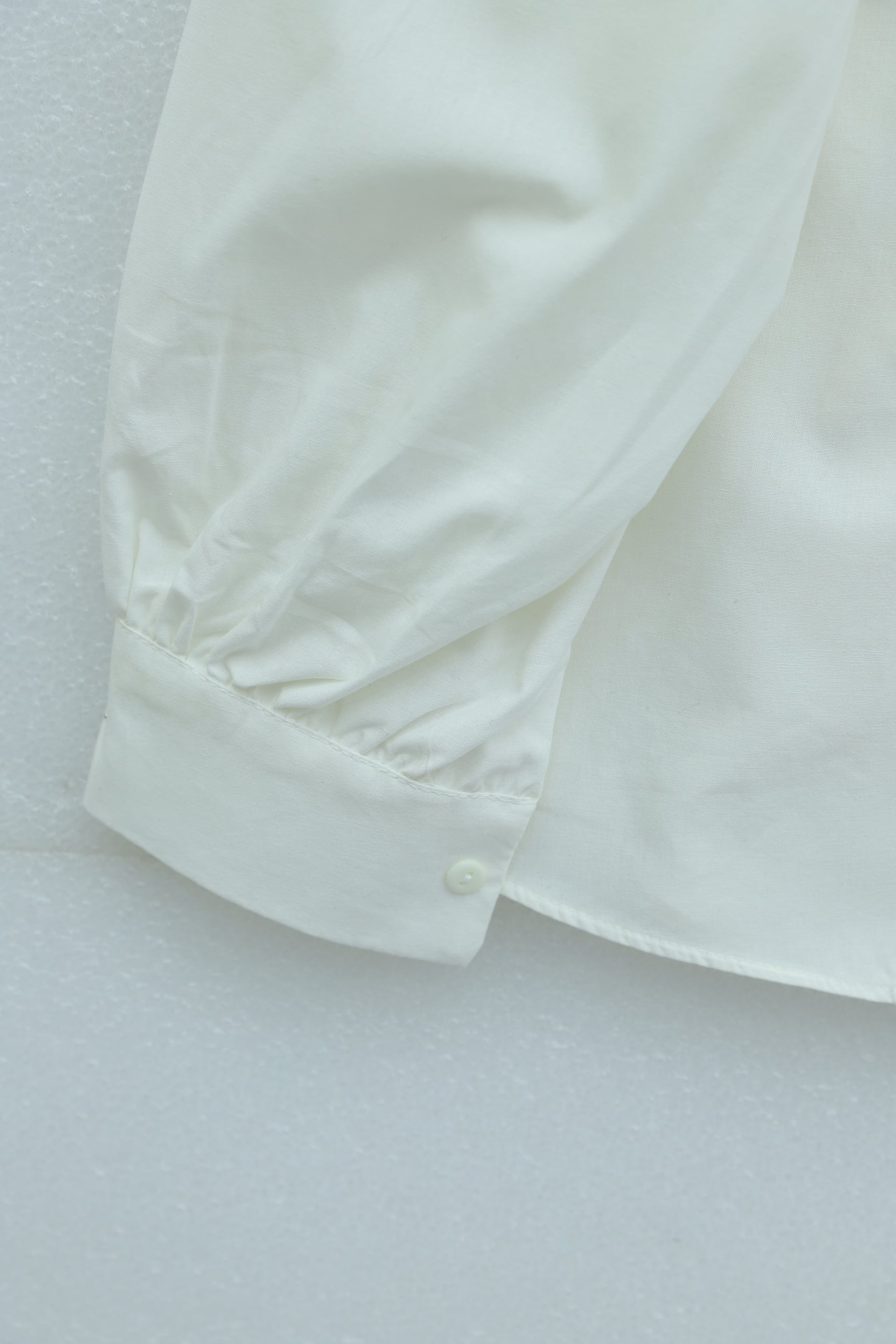 Bebe Collar Lace Detail Button Poplin Shirt - Ecru - Podyumplus - by Peralane - photo 11