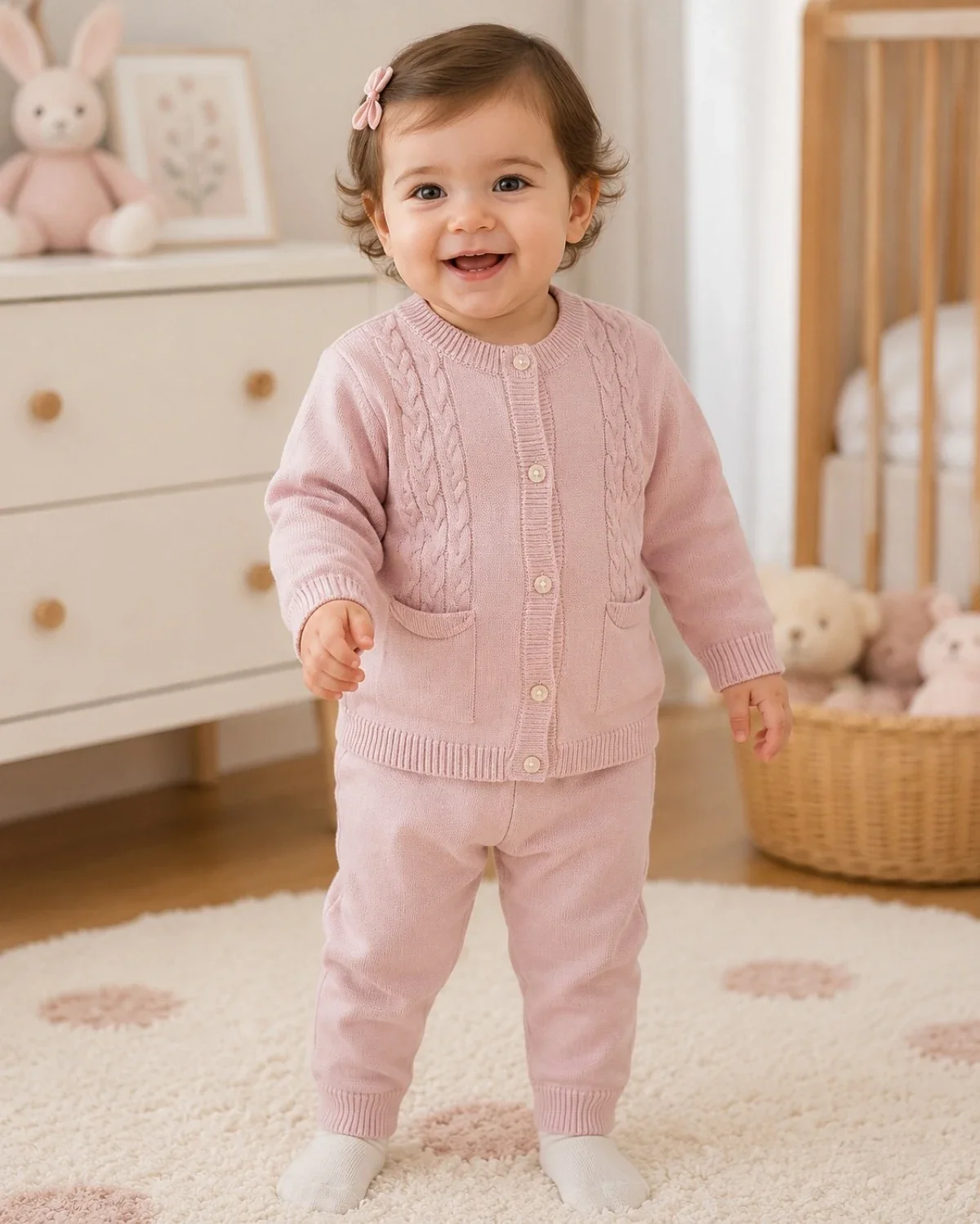Knitted Baby Set - 1130 - Has Bereket - by Peralane