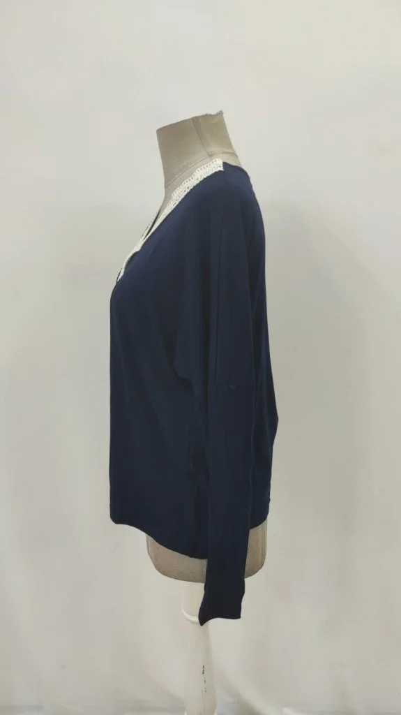Women's Long Sleeve V-Neck Dolman Sleeve Viscose Blouse - Janes - by Peralane - photo 5