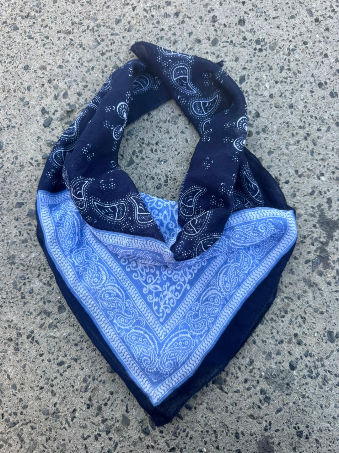 Blue Paisley Square Scarf 50x50 cm - Nesvay - by Peralane - photo 3