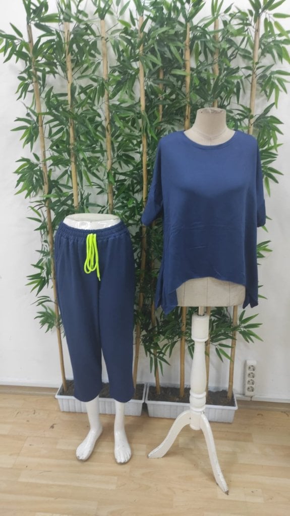 Women's Long Sleeve Patch Detail Two-Piece Lounge Set - Janes - by Peralane - photo 7