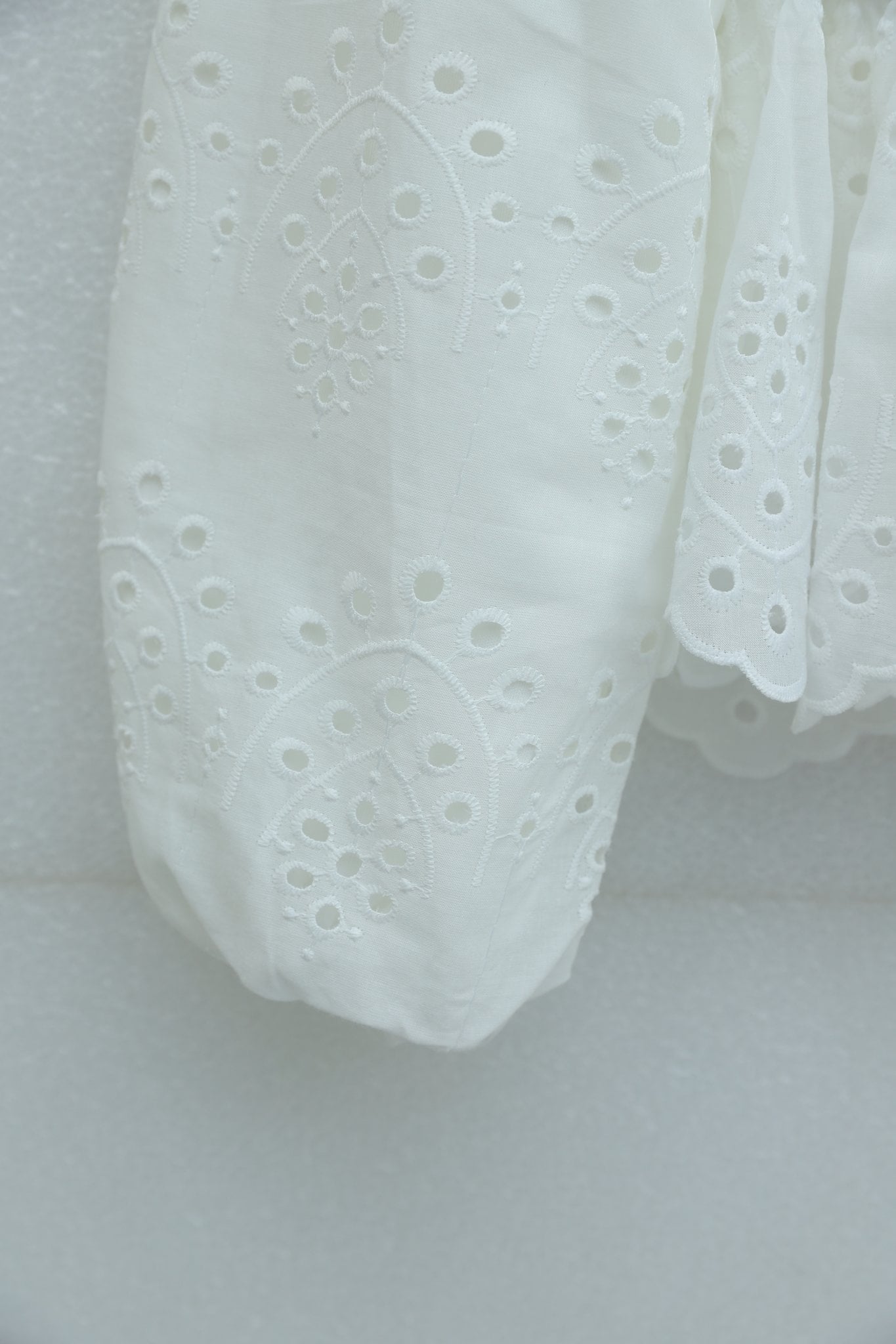 White Linen Two-Piece Modest Set with Blouse and Skirt - Podyumplus - by Peralane - photo 8