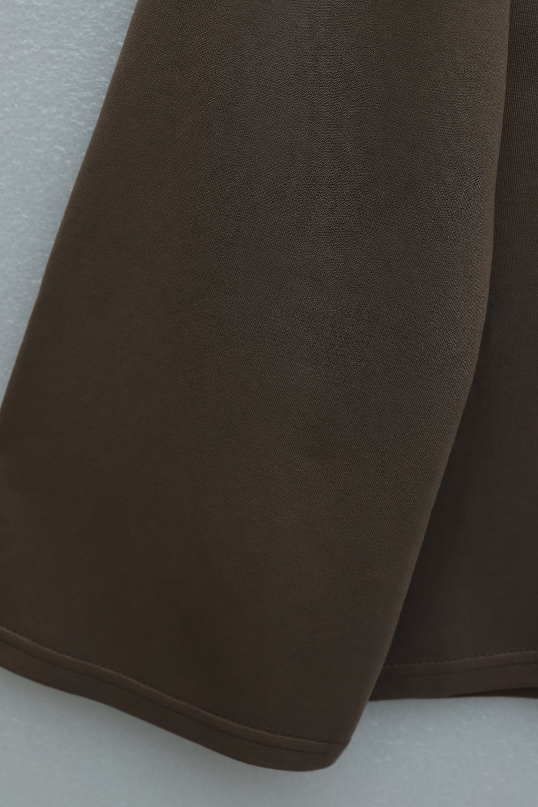 Round Neck Embroidered Floral Oversized Jersey Blouse - Light Brown - Podyumplus - by Peralane - photo 6