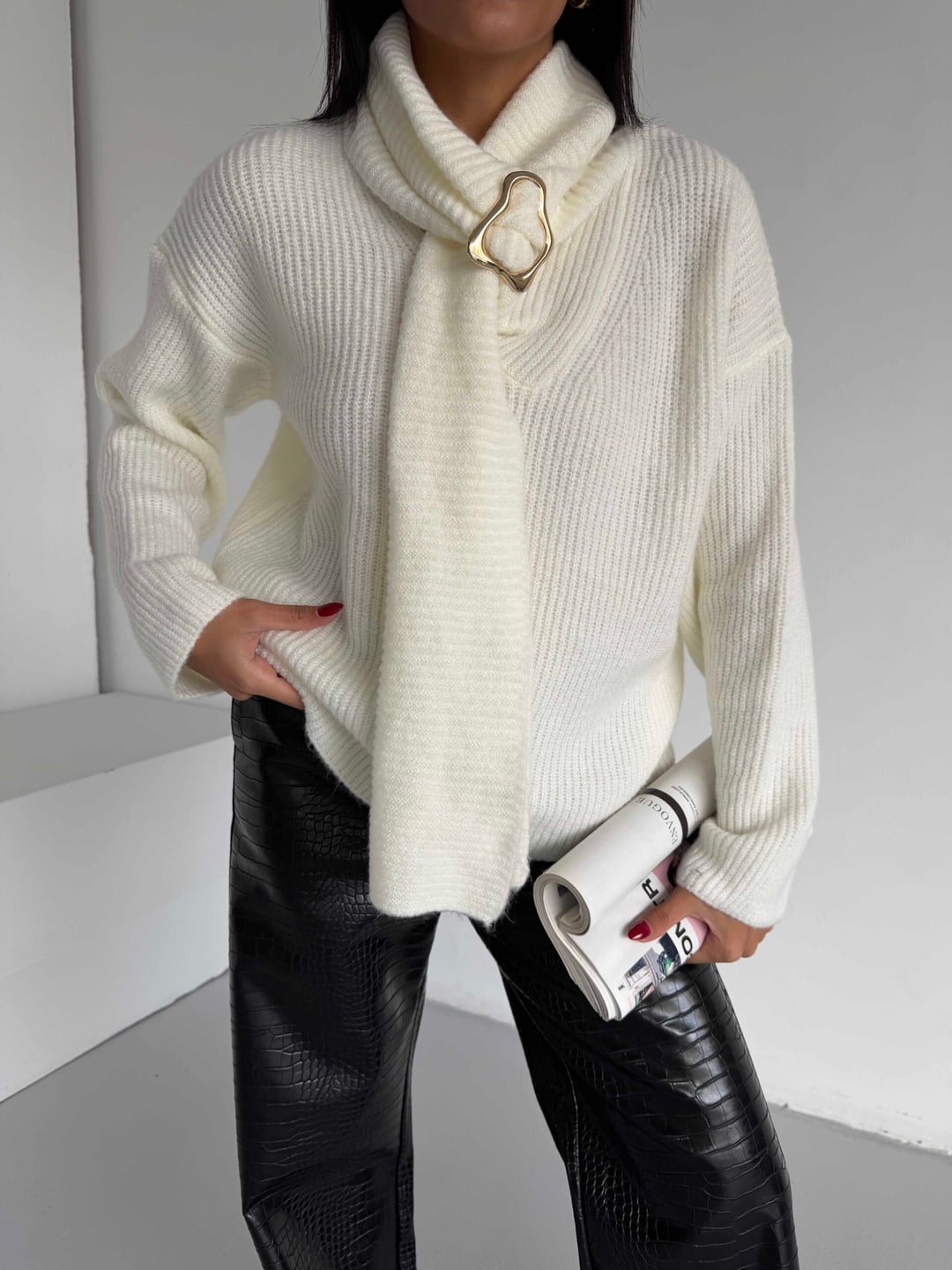 Shawl Collar Sweater 1574 - My Bee - by Peralane