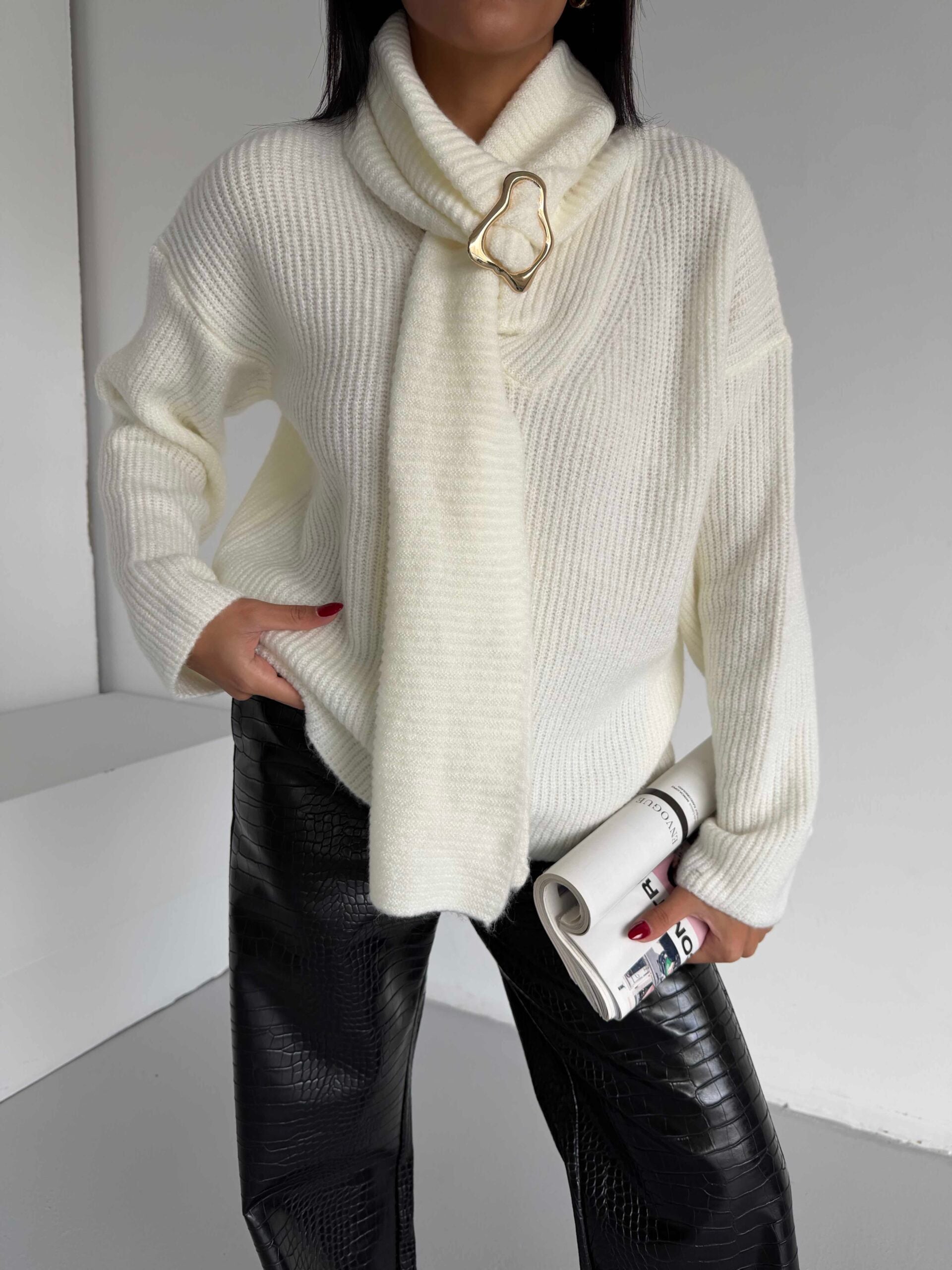 Shawl Collar Sweater 1574 - My Bee - by Peralane