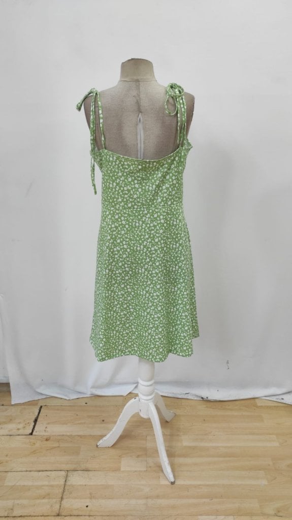 Women's Square Neck Tie-Strap Floral Mini Dress - Janes - by Peralane - photo 6