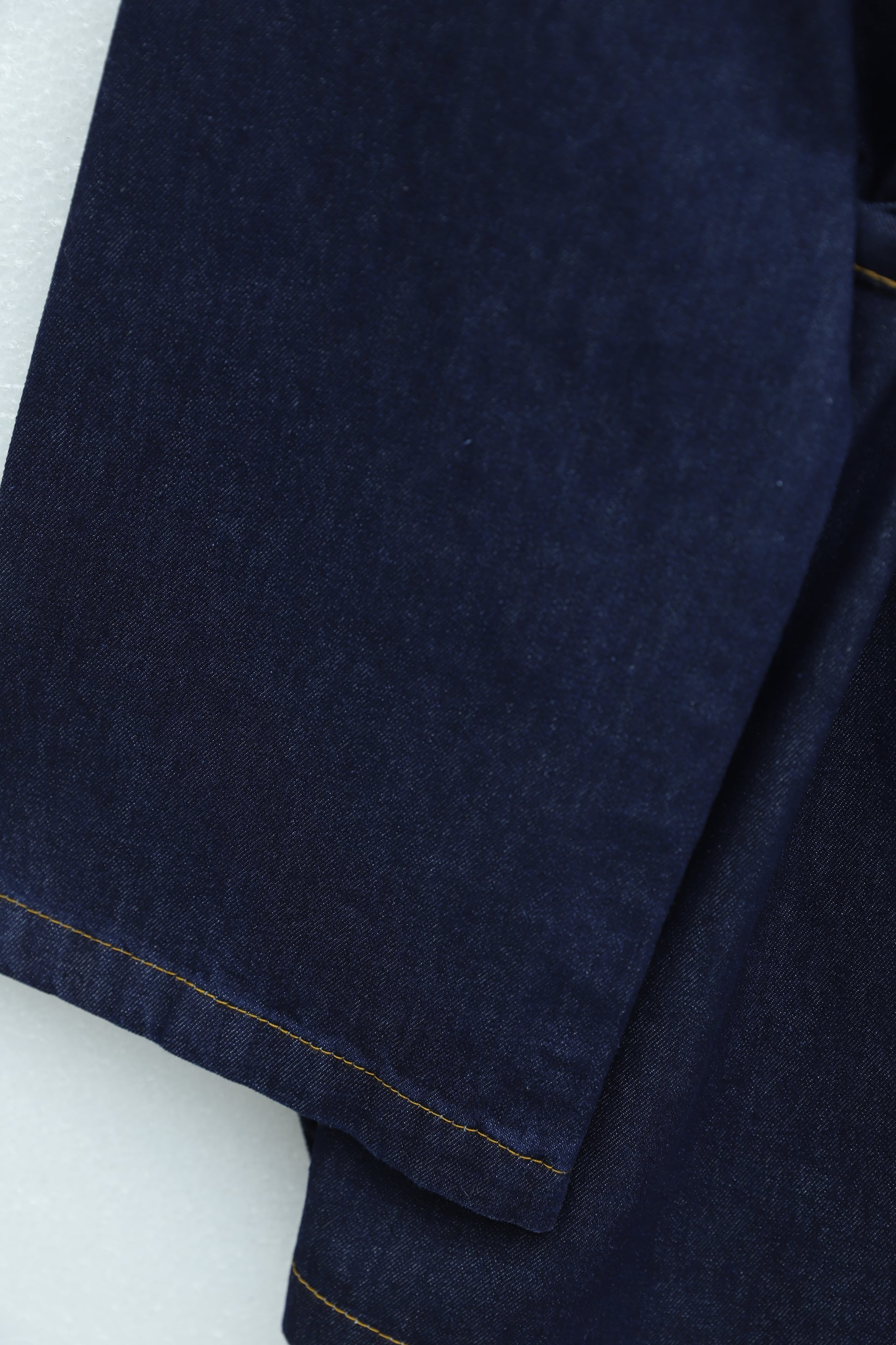 Dark Navy Denim Kimono Set with Belted Trousers - Podyumplus - by Peralane - photo 5