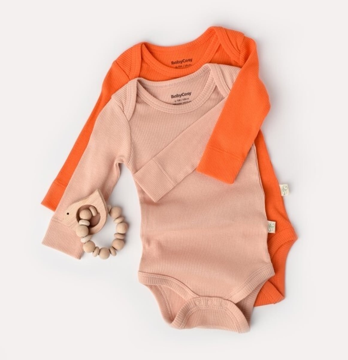Baby Bodysuit Set - Long Sleeve - Pack of 6 - Babycosy - by Peralane