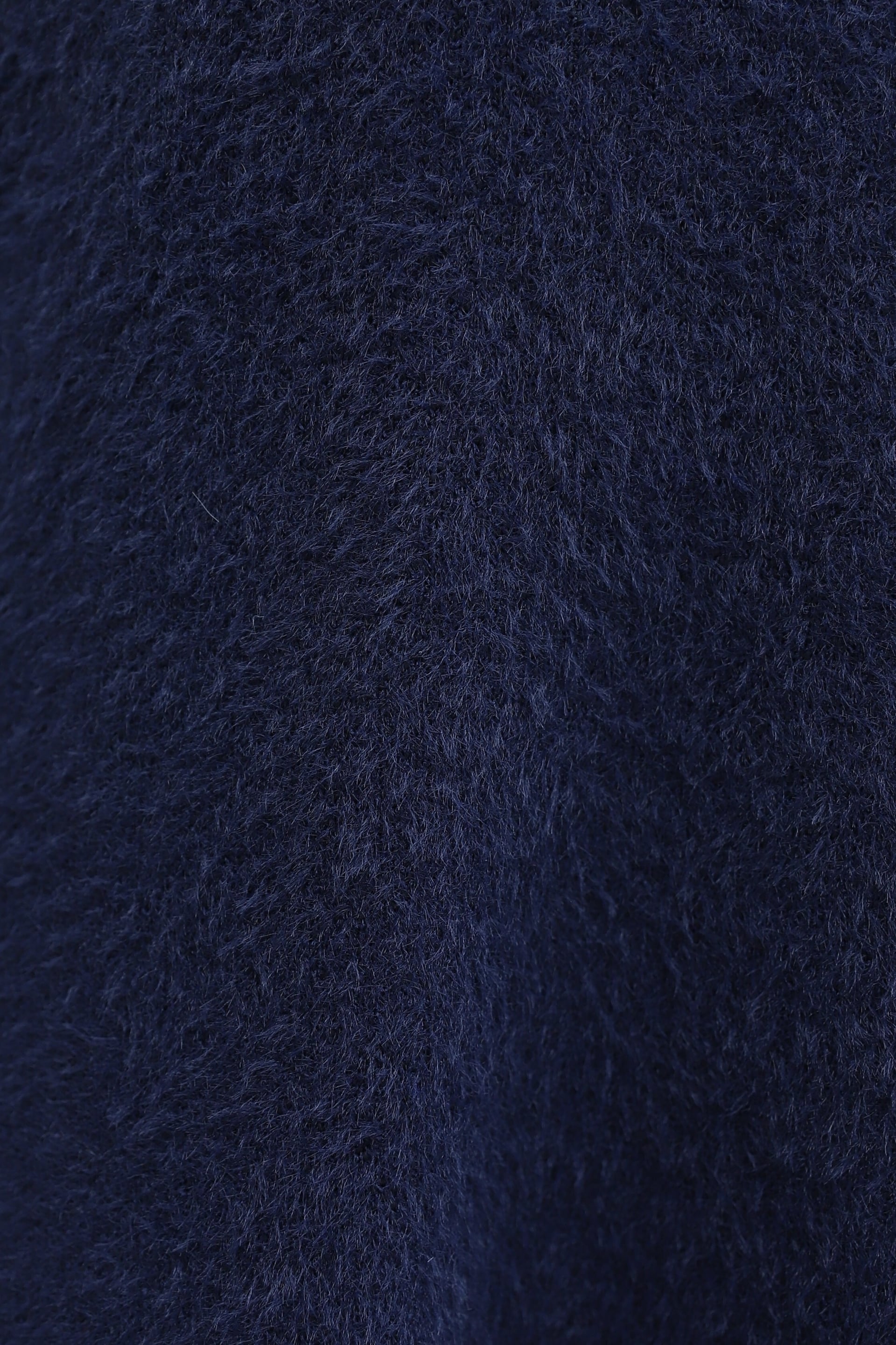 Navy Blue Stone Embellished Soft Knit Tunic - Podyumplus - by Peralane - photo 8