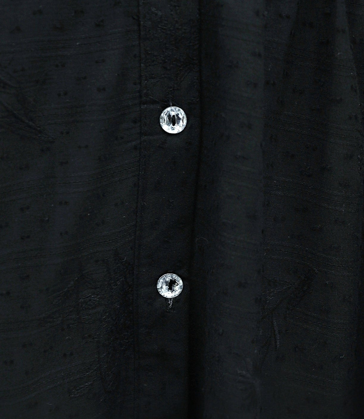Black Button-Front Tiered Dress with Balloon Sleeves - Podyumplus - by Peralane - photo 6