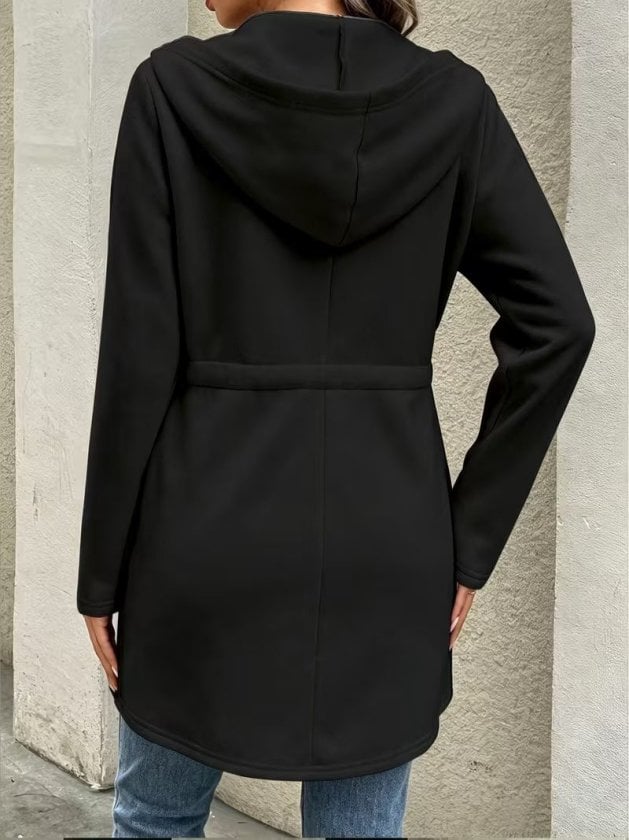 Women's Long Sleeve Hooded Zip-Up Jacket with Pockets - Janes - by Peralane - photo 3