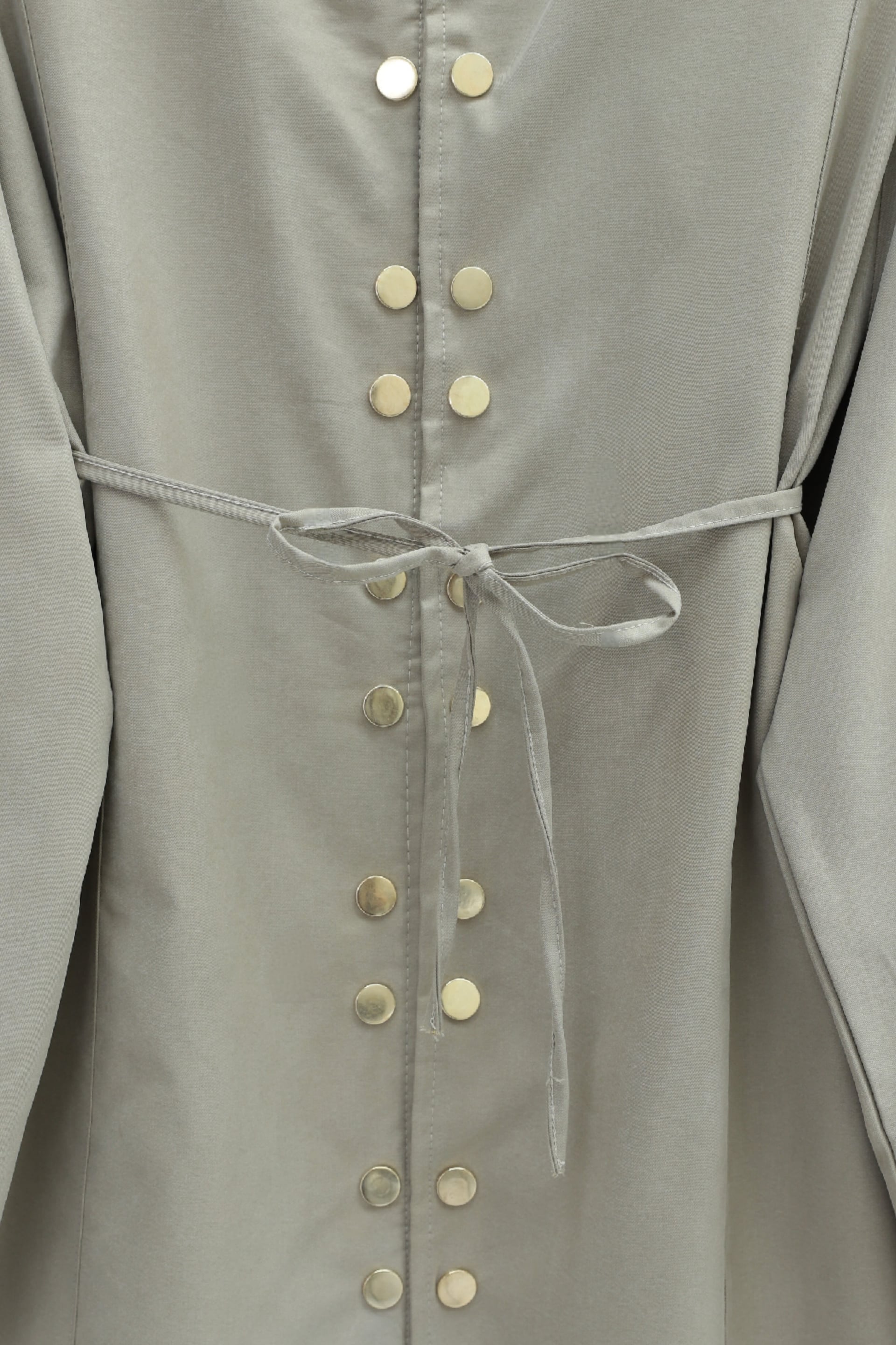 Double Snap Detail Round Neck Wide Leg Trouser Modal Two-Piece Set - Beige - Podyumplus - by Peralane - photo 7