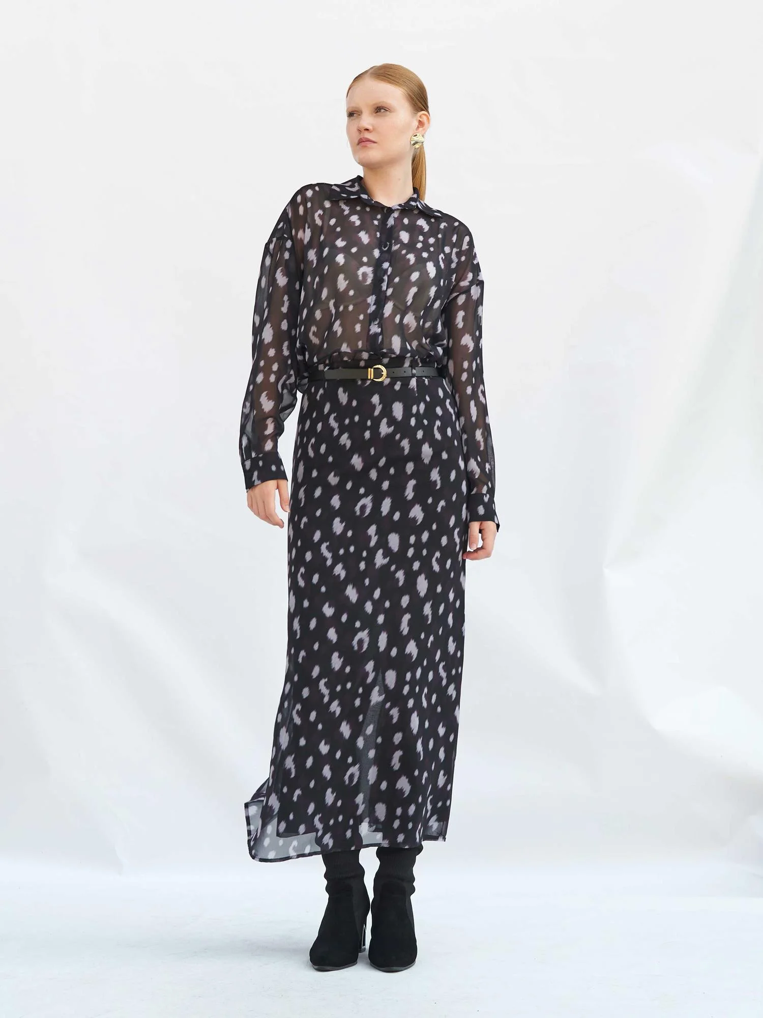 Polka Dot Maxi Skirt - Lefon - by Peralane - photo 8