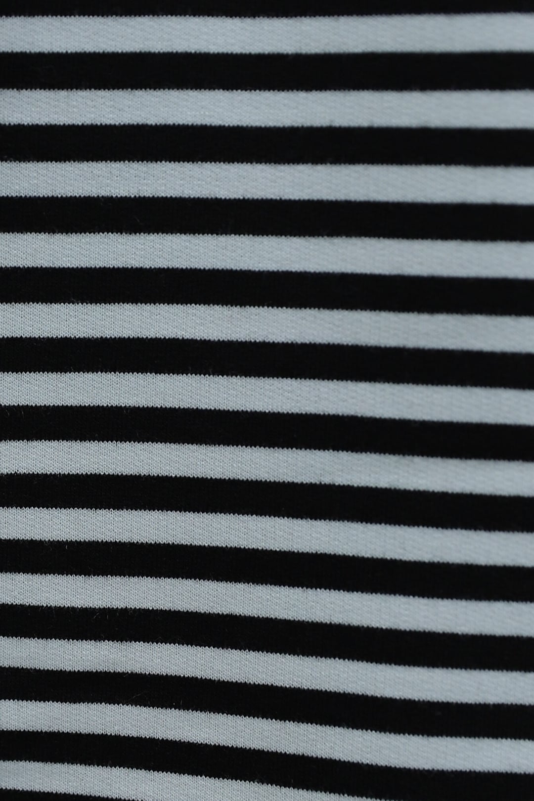 Women's Black and White Striped Wide-Sleeve Bicycle Neck Sweatshirt with Scarf Detail - Podyumplus - by Peralane - photo 9