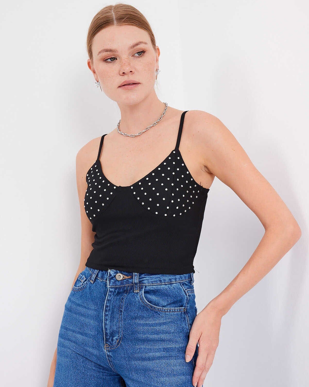 918 String Strap Crop Top - Black - Bigdart - by Peralane - photo 2