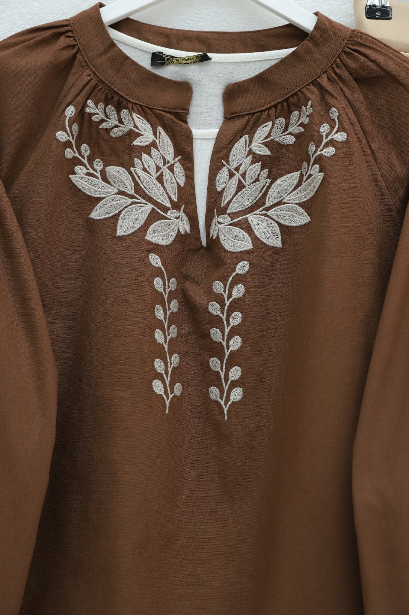 Taba Floral Embroidered Balloon Sleeve Blouse - Podyumplus - by Peralane - photo 5