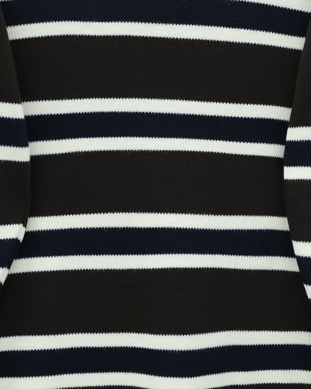 Colorful Striped Slouchy Knit Tunic - Dark Brown - Podyumplus - by Peralane - photo 5