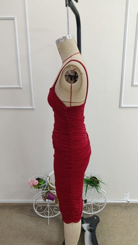 Women's Spaghetti Strap Round Neck Midi Sandy Dress - Janes - by Peralane - photo 6