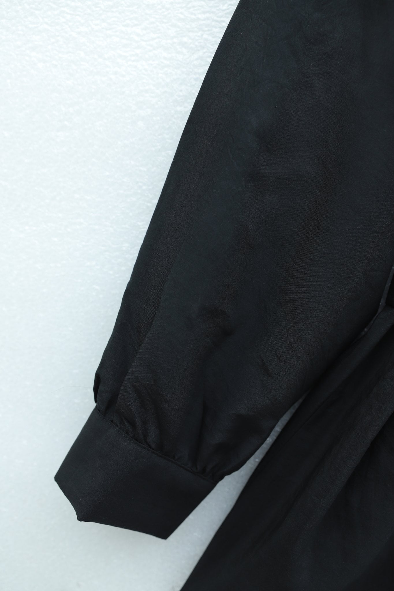 Black Double-Buckle Belted Button-Front Blouse - Podyumplus - by Peralane - photo 7