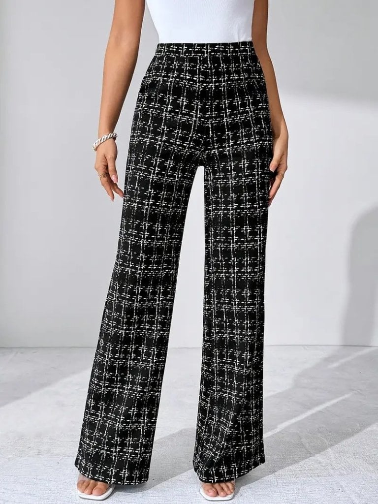 Women's High Waist Wide Leg Woven Trousers - Janes - by Peralane - photo 2