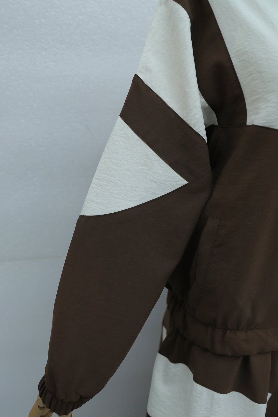 Brown Geometric Striped Shirt Collar Two-Pocket Skirt Set - Podyumplus - by Peralane - photo 8