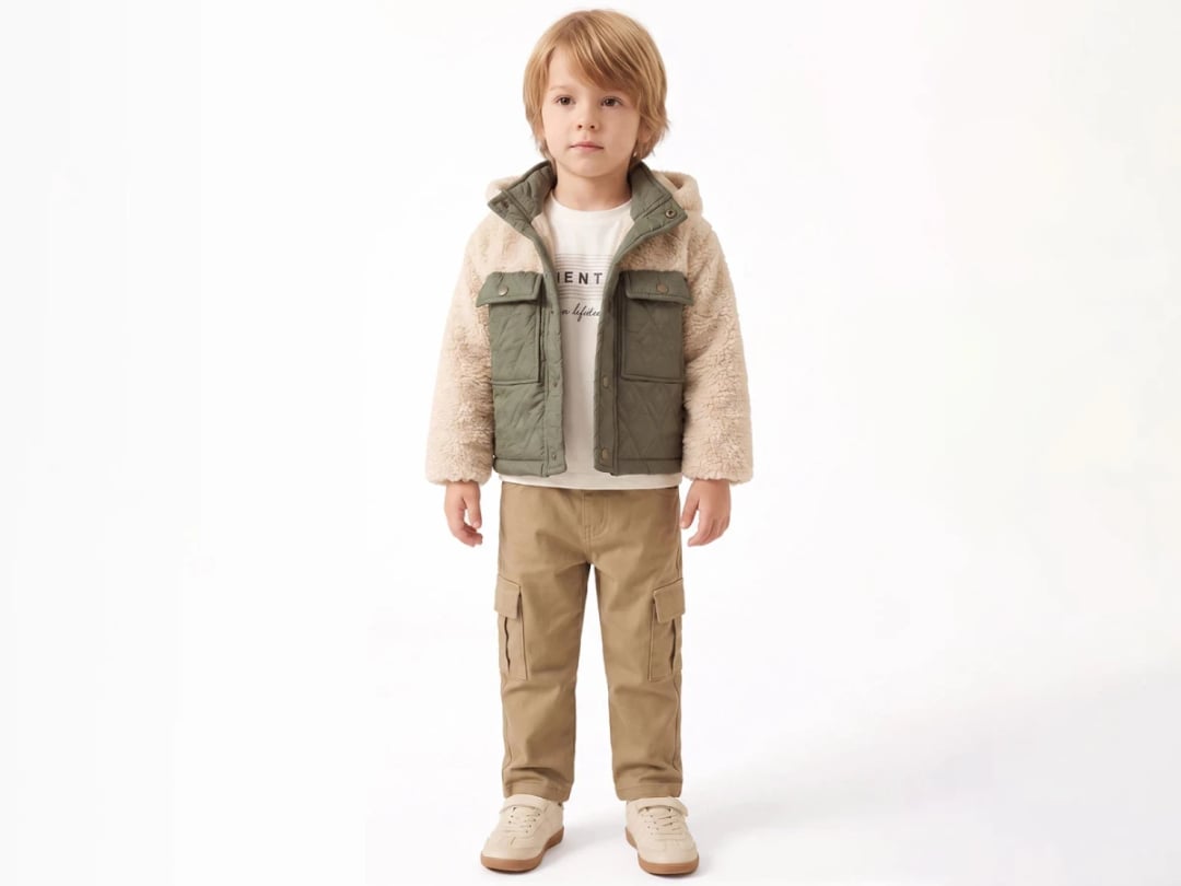 Boys' Quilted Jacket and Hat Set - Canoz - by Peralane