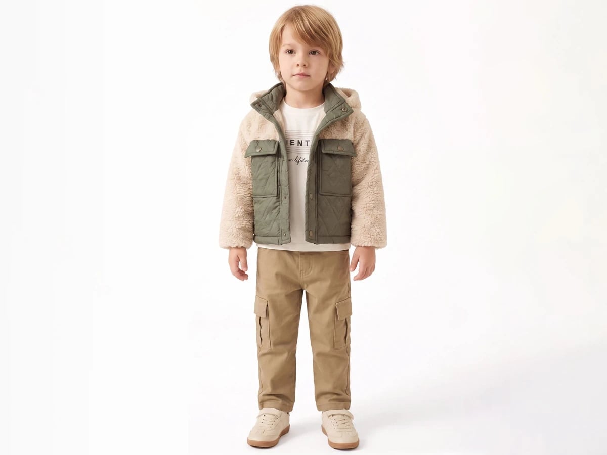 Boys' Quilted Jacket and Hat Set - Canoz - by Peralane