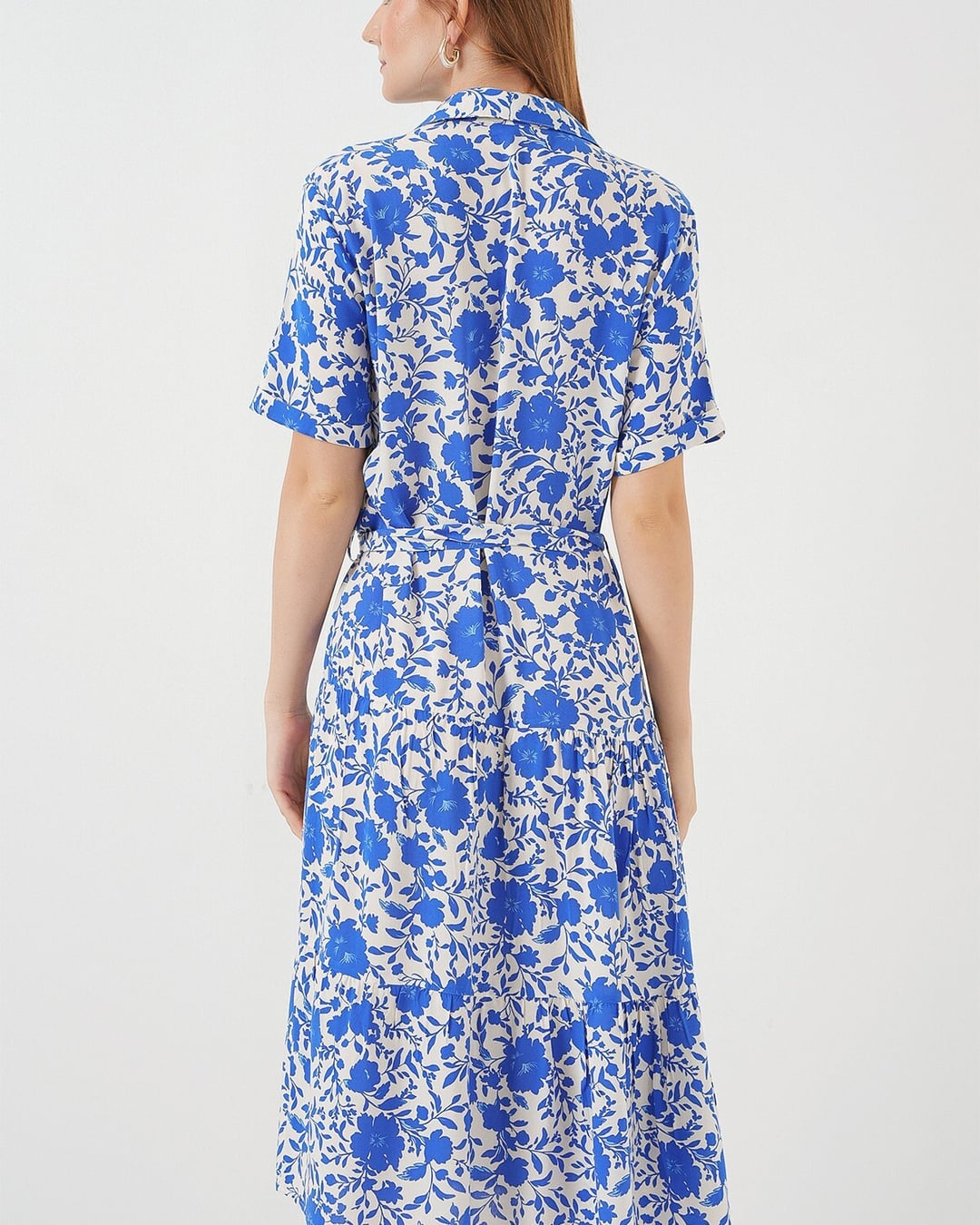 Women's Short-Sleeve Patterned Dress with Floral Print - Bigdart - by Peralane - photo 5