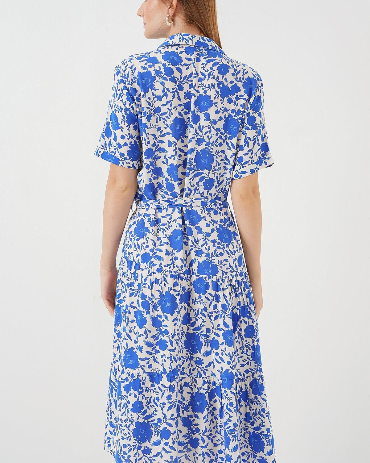 Women's Short-Sleeve Patterned Dress with Floral Print - Bigdart - by Peralane - photo 5