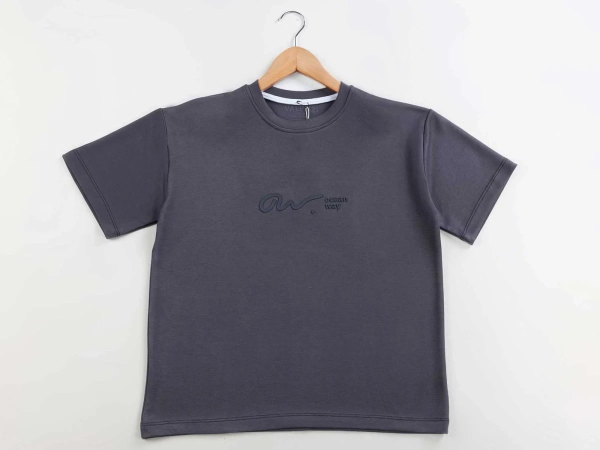 Ocean Way Printed Boys T-Shirt - Dark Grey - Civilti - by Peralane