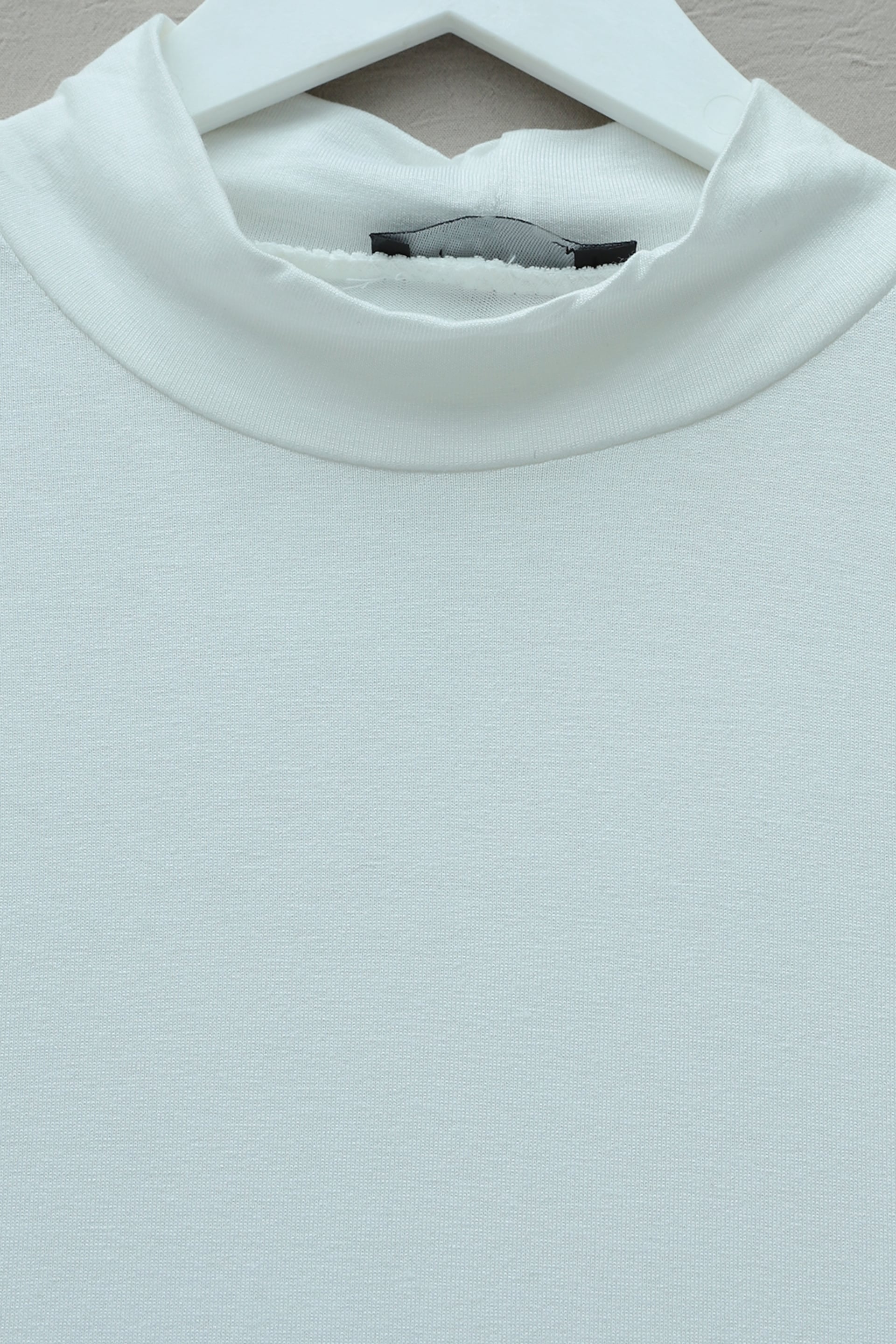 Turtleneck Long Sleeve Bodysuit - Ecru - Podyumplus - by Peralane - photo 4