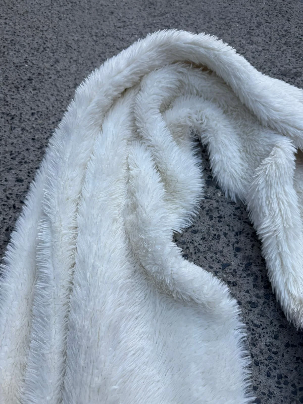 Ecru Fringed Knit Shawl Scarf 50x180 cm - Nesvay - by Peralane - photo 4