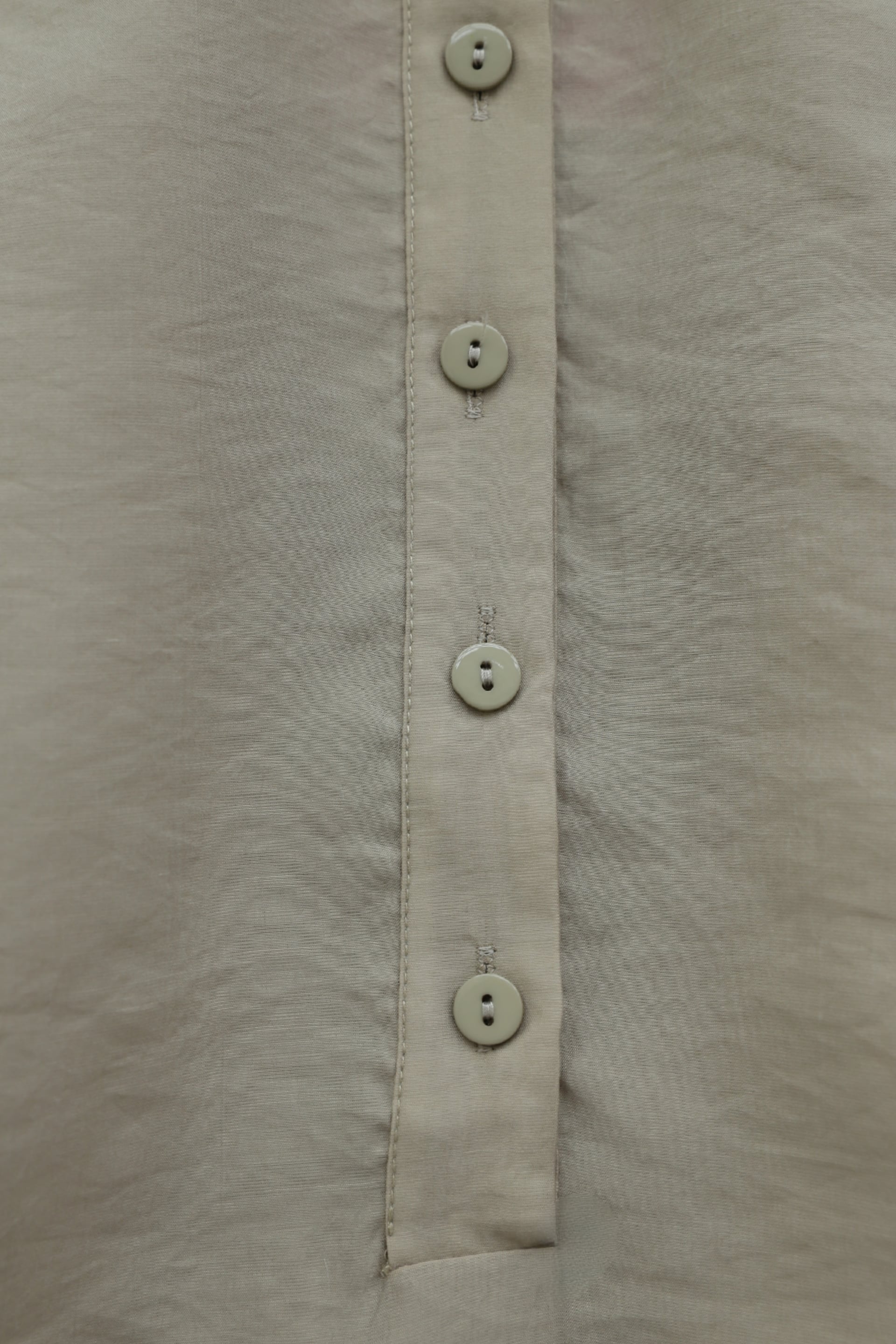Buttoned Belted Batwing Sleeve Flounced Oversize Modal Tunic - Mink - Podyumplus - by Peralane - photo 7