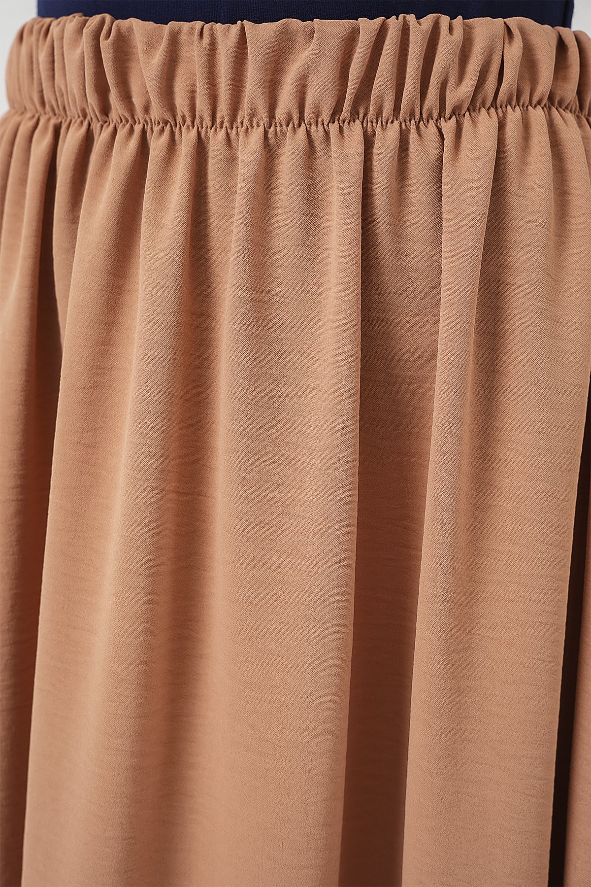 Women's Long A-Line Maxi Skirt in Camel - Elasticated Waistband - Bigdart - by Peralane - photo 4