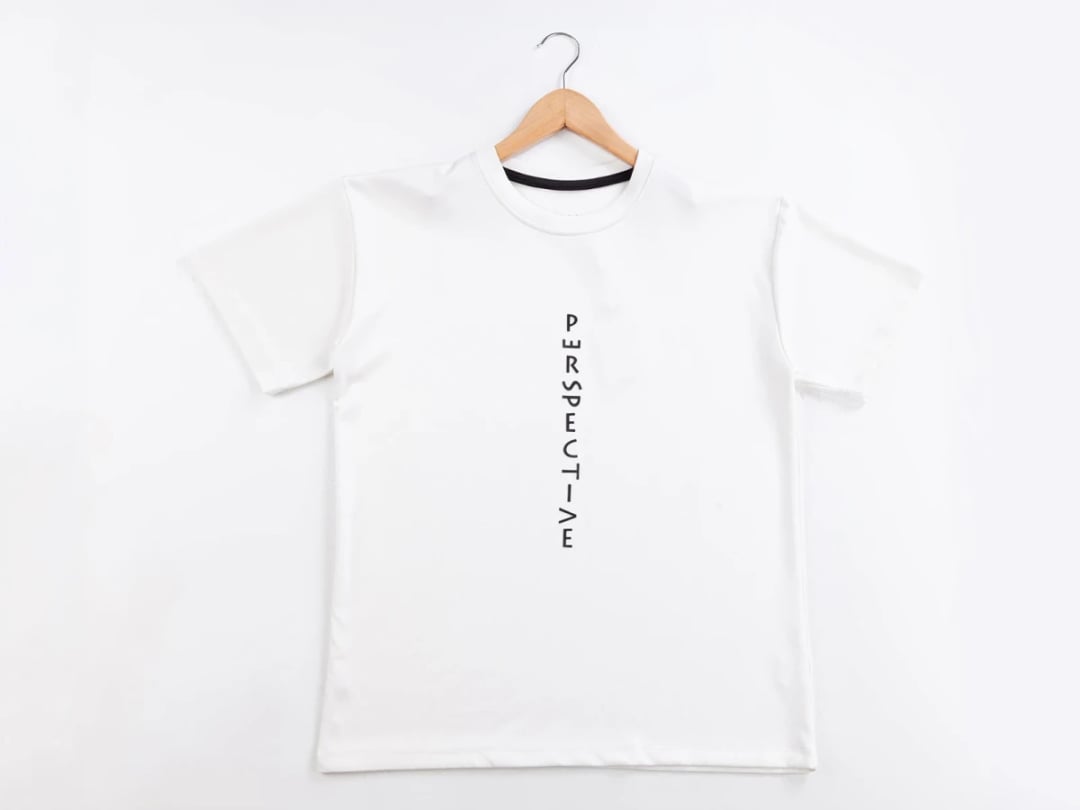 White Perspective Print Boys' T-Shirt - Civilti - by Peralane