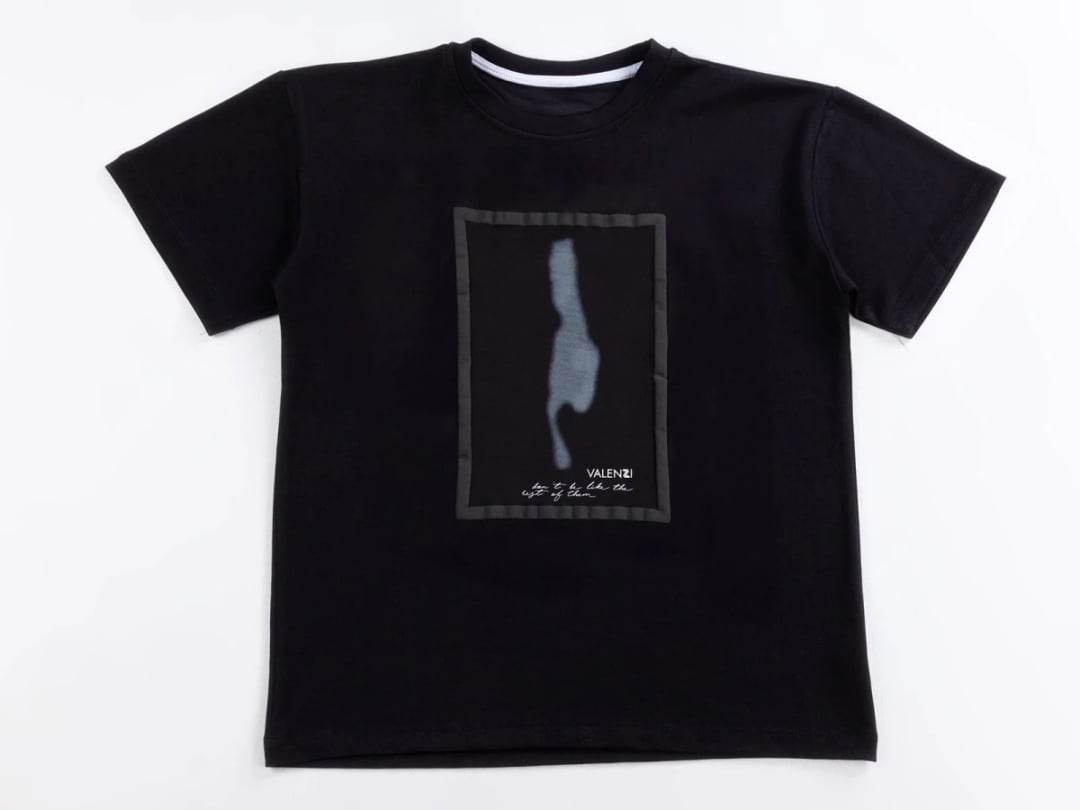 Valenzi Printed Boys' T-Shirt - Black - Civilti - by Peralane