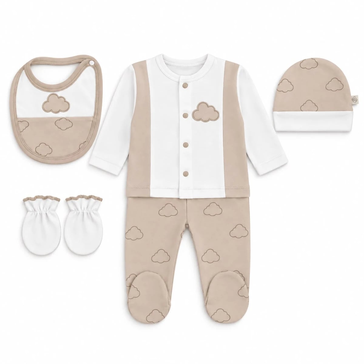 Baby 5-Piece Cloud Set - SB2002 - Safera - by Peralane
