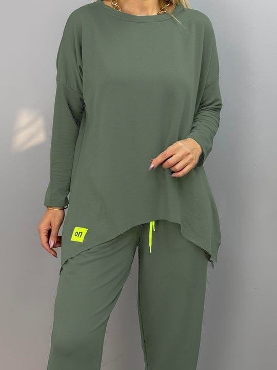 Women's Two-Piece Loungewear Set with Drawstring Trousers - Janes - by Peralane - photo 4