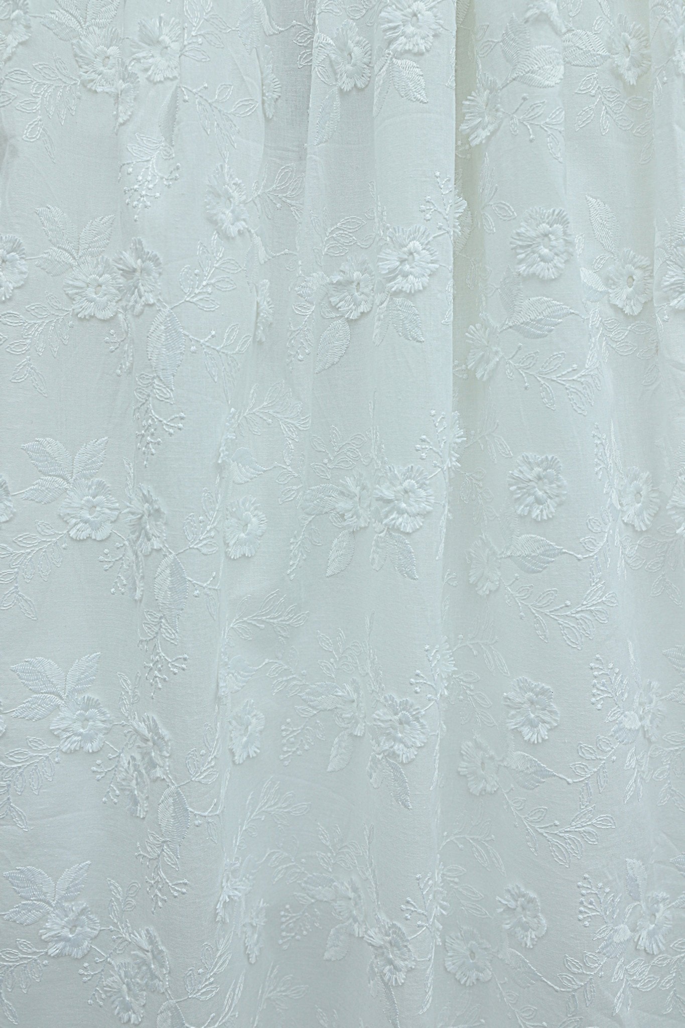 Elasticated Waist Flounced Lined Linen Look Skirt - Ecru - Podyumplus - by Peralane - photo 5