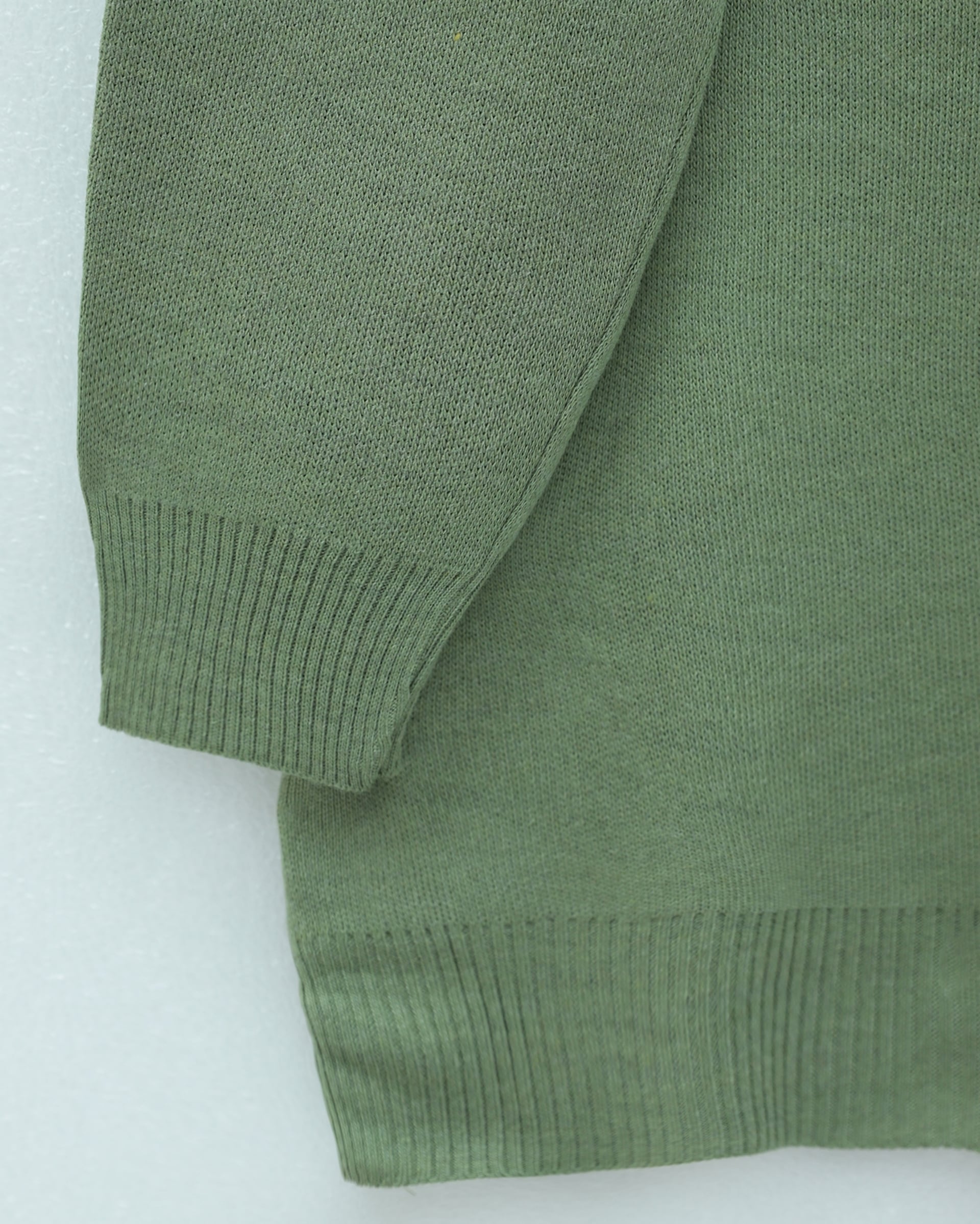 Round Neck Knit Tunic with Scarf - Sage Green - Podyumplus - by Peralane - photo 5
