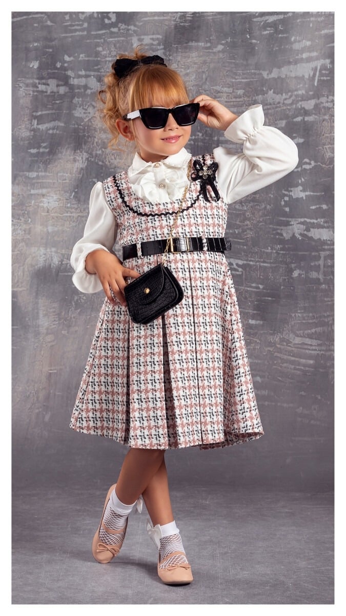 Girl's Dress Set with Bag - Hardal - Tivido - by Peralane