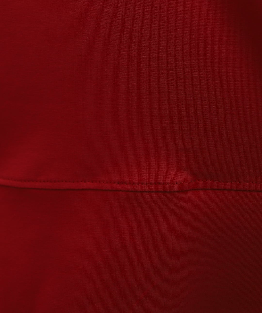 Bicycle Neck Side Slit Oversize Cotton Jersey Tunic - Red - Podyumplus - by Peralane - photo 5